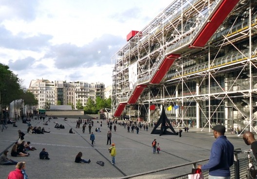 Centro George Pompidou, Renzo Piano e Richard Rogers, Paris, 1977
