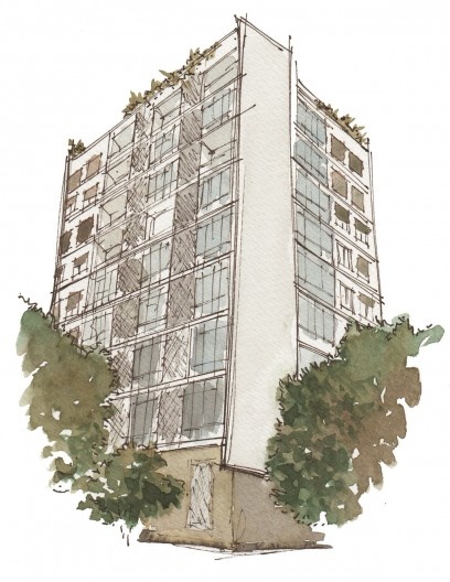 Edifício Ouro Verde, Rua Piauí 359, esquina com a Rua Sabará