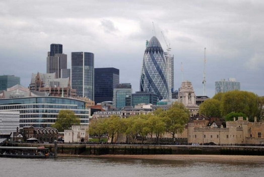 Foto 01- Skyline da City vista de Southbank