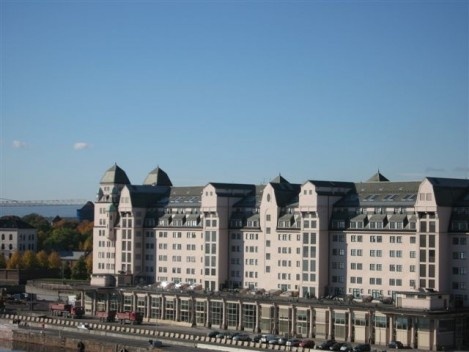 Vista do entorno da Ópera de Óslo