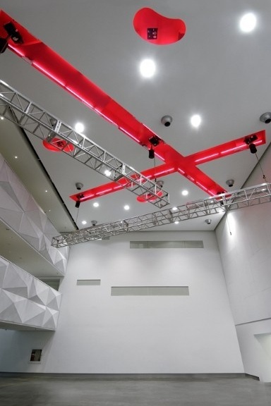 Sharp Center, interior, Toronto, arquiteto Will Alsop, 2004