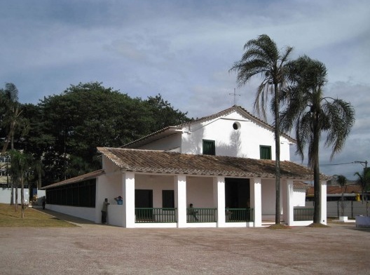 Alpendre na capela de São Miguel, São Paulo SP