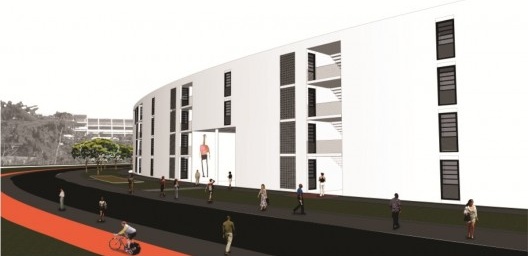 Bloco sinuoso próximo ao Manaíra Shopping.