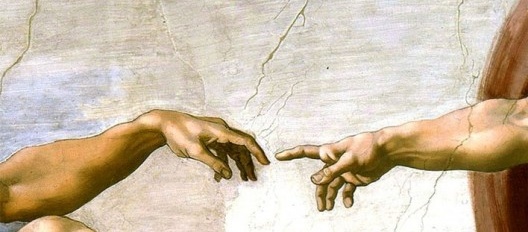 A criação de Adão, detalhe, Michelangelo Buonarroti (1475–1564), c.1511