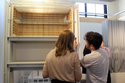 Maquete de estudo de detalhamento da Morgan Library, obra de Renzo Piano