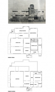 Fig. 1 - Projeto apresentado por Heitor Maia Filho para a Usina Higienizadora do Leite e Instituto de Zootecnia, Leite e Derivados