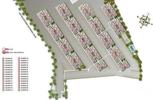 Empreendimento “Jardim de Minas”, em Juiz de Fora-MG, a área de lazer é comumente evidenciada, mesmo representando uma área residual do terreno