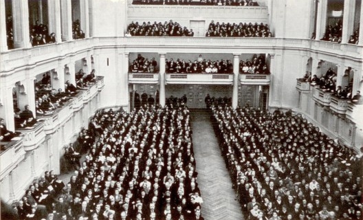 A Sala do Museu, em Frankfurt, 1944