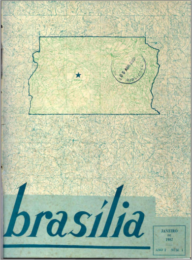Capa da revista brasília, n. 1, ano 1, 1957