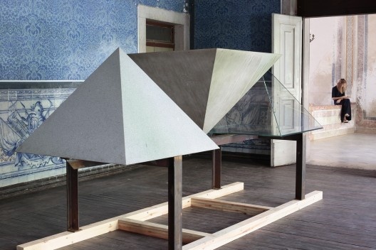 Trienal de Arquitectura de Lisboa 2016, instalação “A Triagular History”, de Eduardo Souto de Moura