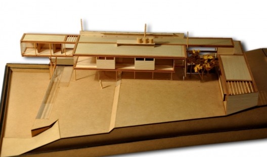 Residência Sousas 2, foto maquete, Campinas SP. Arquiteto Bernardo Telles