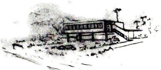 Escola Experimental. Jardim da Infância e Sala de Reuniões.