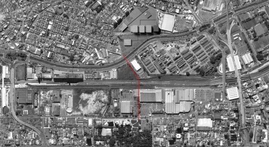 Campus UFABC, imagem aérea de desenvolvimento do projeto, Santo André SP Brasil, 2006. Arquitetos Claudio Libeskind, Sandra Llovet, David Ruscalleda e Mario Lotfi / Libeskindllovet Arquitetos