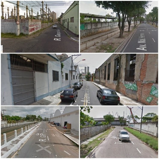 Mosaico de imagens do Baixo Reduto