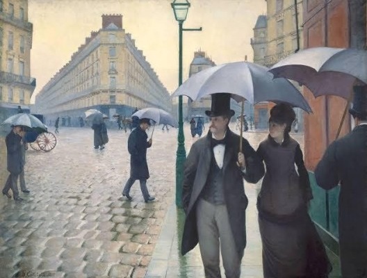 Gustave Caillebotte, Rua de Paris; dia chuvoso, 1877