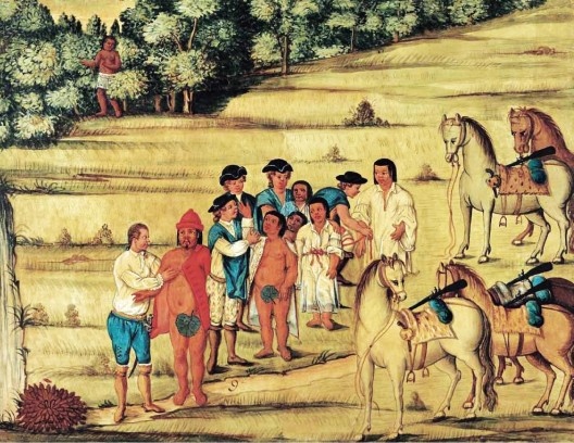 “Campos do Guarapuava”, pintura de Joaquim José de Miranda, século 18