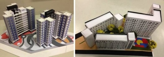 Propostas elaboradas para a Disciplina de Projeto VI, maquete