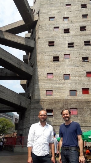 Oliver Tessmann, Tobias Walisser no Sesc Pompeia, São Paulo