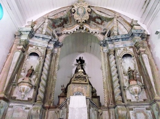 Retábulo Mor com invocação a Santo Antônio