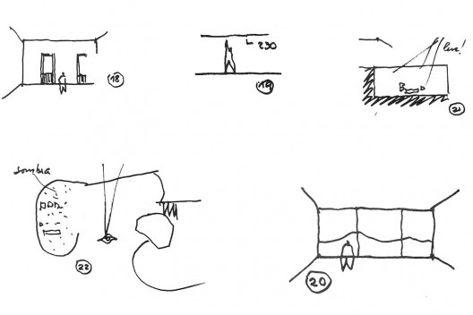 Croquis de Oscar Niemeyer