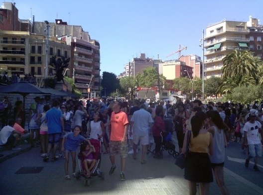Entrada a la Sagrada Familia en Barcelona