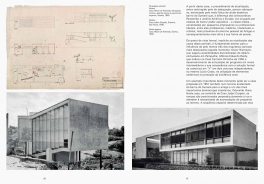 Páginas do livro Vilanova Artigas: Casa Paulistas, de Marcio Cotrim