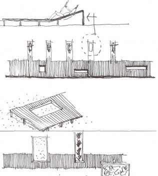 Praça Victor Civita, croquis iniciais, São Paulo. Arquitetas Adriana Blay Levisky e Anna Julia Dietzsch