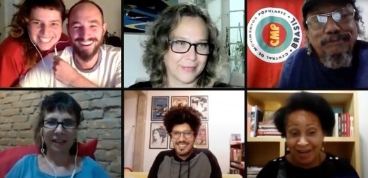 Helena Guerra e Giovanni Pirelli, Debora Sanches, Gegê, Eliane Caffé, Bruno Ramos e Carmen Silva