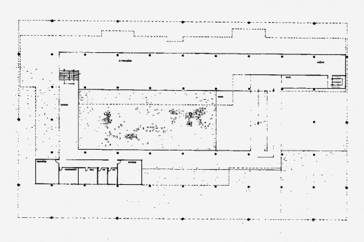 Estudo preliminar: planta baixa do pavimento térreo da FAU USP