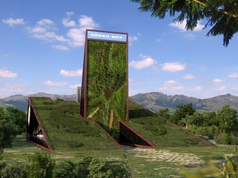 GREEN BOX. Habitação autossuficiente em água, energia e alimentos. Luís De Garrido. Barcelona . 2009