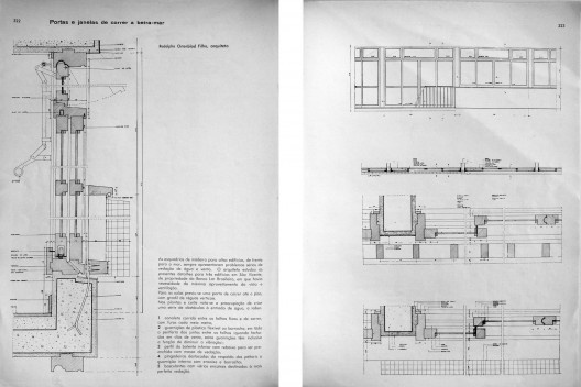 ORTENBLAD FILHO, Rodolpho. Portas e janelas de correr a beira-mar. Acrópole, São Paulo, n. 286, set. 1962, p. 322-323