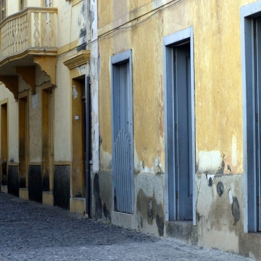 Casario urbano em Cabo Verde