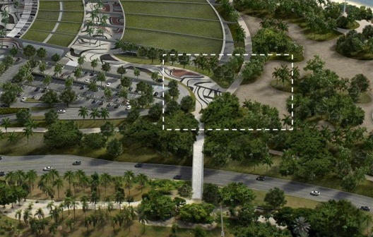 Passagem de público sem conflito com automóveis