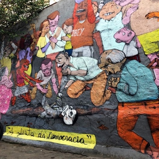 “A festa da democracia”