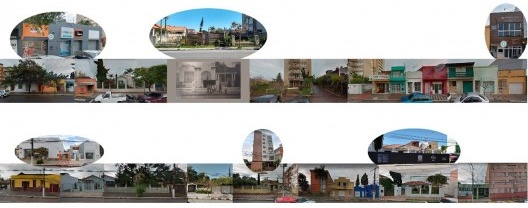 Rua Andrade Neves, entre as Ruas Padre Felício e Antônio dos Anjos, edificações novas nos elementos circulares