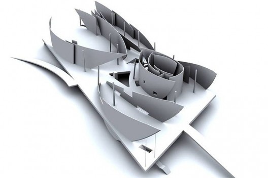 Cidade da Música, perspectiva dos espaços internos, Rio de Janeiro, arquiteto Christian de Portzamparc