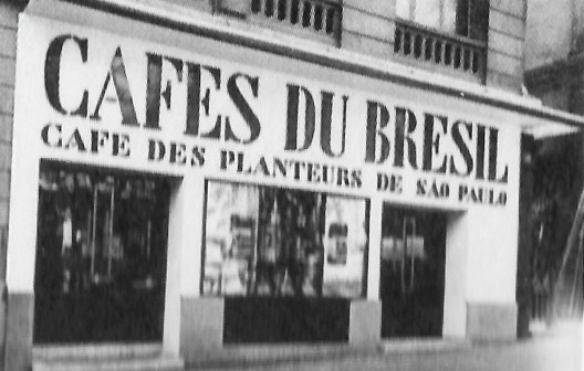 Imagem do Cafés du Brésil, avenue Wagran, de 1929