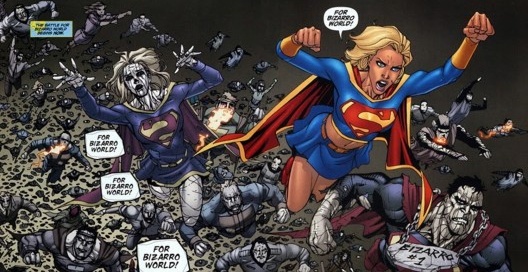 Desenho do HQ Bizarro World