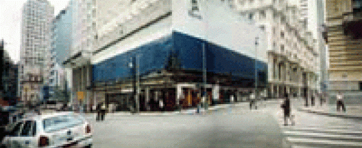 Esquina Conselheiro Crispiniano e Praça Ramos de Azevedo, anos 50