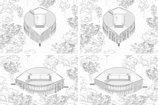 Casa na Bocaina, perspectivas, São José do Barreiro SP, 2021. Arquitetos Ana Altberg e Cesar Jordão