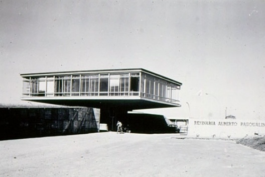 Refinaria Alberto Pasqualini – Petrobras, Canoas – RS, Portaria, Proj. Carlos M. Fayet, Cláudio L. G. Araújo, Moacyr M. Marques, Miguel A. Pereira, 1962 – 1968. Visita MOMOTur