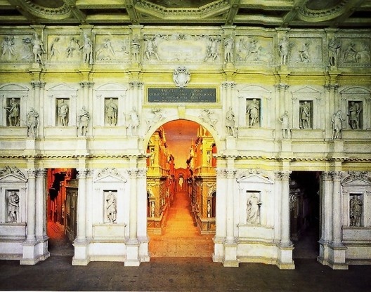 Teatro Olímpico de Vicenza, 1580-1584