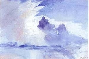 \"Estudo nuvens\", John Ruskin.