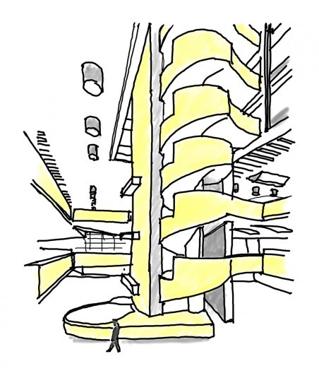 Banco de Londres, Buenos Aires, Argentina, 1969, arquiteto Clorindo Testa e escritório SEPRA