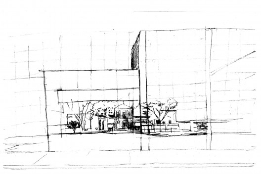 Oficina de desenho urbano MCB, edifício espelhado no outro lado da avenida Faria Lima (alternativa para anexo do museu), São Paulo, 2011