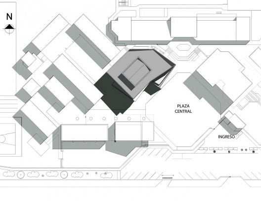 Biblioteca Gerardo Anker – Fundación Educacional Alberto Einstein, diagrama, 2013, Leppanen + Anker Arquitectos