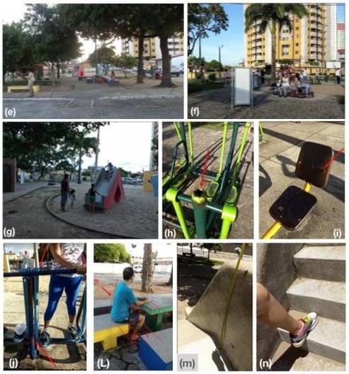 Praça Assis Chateaubriand e mobiliário com problemas dimensionais, de materiais e de usabilidade