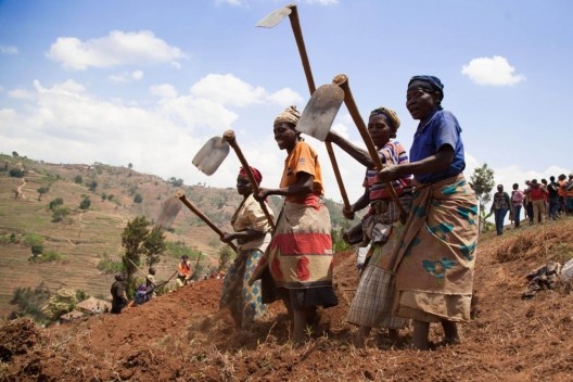 Cenas do vilarejo de Kikajjo, Kampala, Uganda