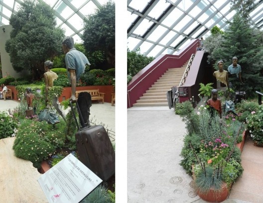 La Famille de Voyageurs, obra de Bruno Catalano, Singapura