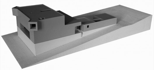 Casa dos periscópios, maquete eletrônica. Pedro Barata e arquitetos associados